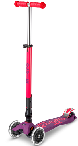 Micro Maxi Deluxe Foldable LED Neon skrejritenis