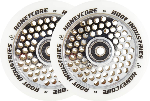 Root Industries Honeycore Riteņi White 110mm