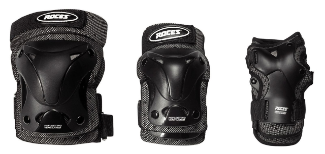 Roces Ventilated Skate Pads Triple aizsargu komplekts