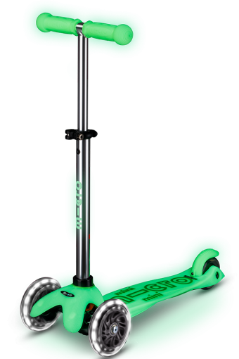 Micro Mini Deluxe Glow LED skrejritenis