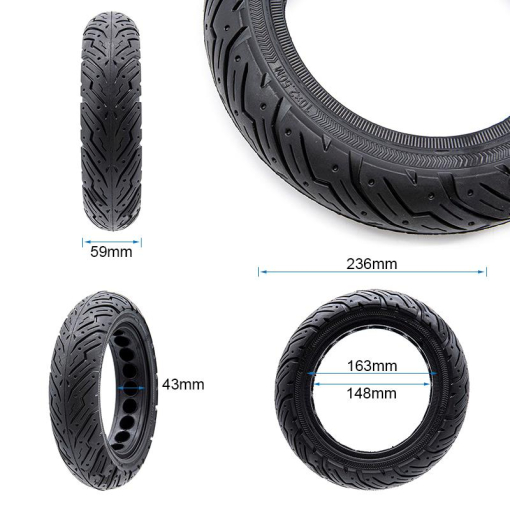 60/70-6.5 & 10x2.5-6.5 gumijas riepa