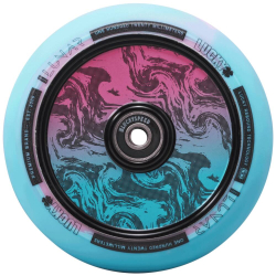 Lucky Lunar Pro skrejritenis Riteņi 120mm Rush Rozā-Zils Swirl