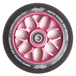 Ripot.lv Premium Pro skrejritenis ritenis 110mm Rozā