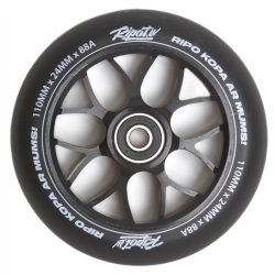 Ripot.lv Premium Pro skrejritenis ritenis 110mm Melns