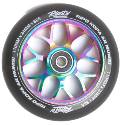 Ripot.lv Premium Pro Scooter ritenis 110mm Neochrome