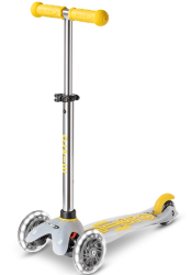 Micro Mini Deluxe Flux LED scooter  Neon Yellow