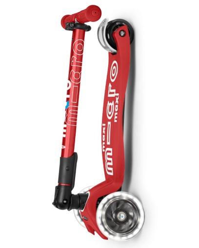 Micro Maxi Deluxe Foldable LED самокат