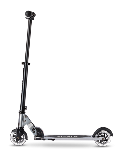 Micro Sprite LED Silverchrome scooter
