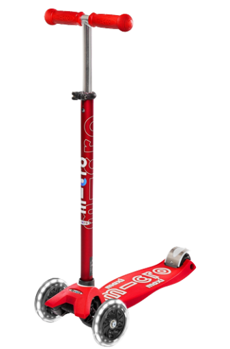 Micro Maxi Deluxe LED самокат