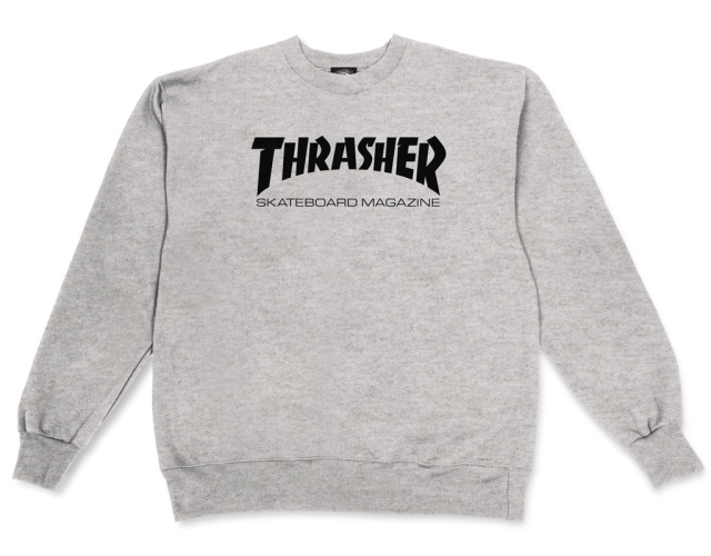 Thrasher джемпер Skate Mag Grey