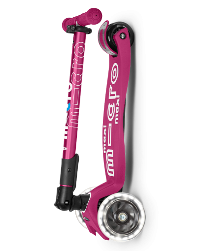 Micro Maxi Deluxe Foldable LED самокат