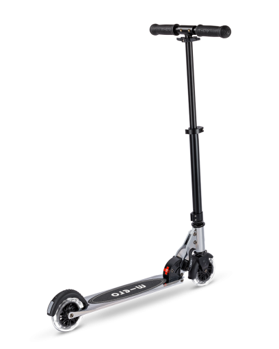 Micro Sprite LED Silverchrome scooter