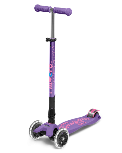 Micro Maxi Deluxe Foldable LED самокат