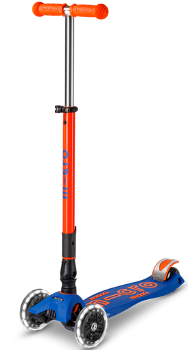 Micro Maxi Deluxe Foldable LED Neon skrejritenis