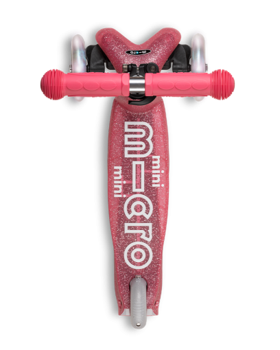 Micro Mini Deluxe Glitter LED самокат