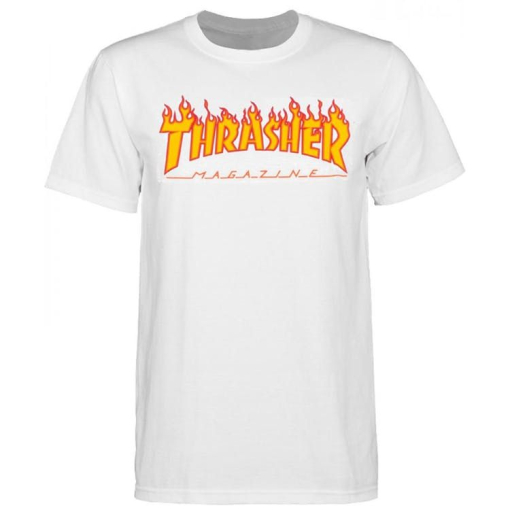 Thrasher майка Flame White