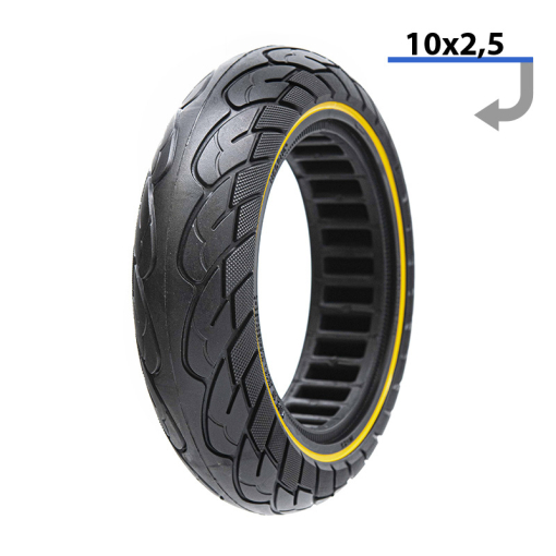 Segway Ninebot Max G30 10X2,50 ļoti viegla perforētā bezkameru riepa