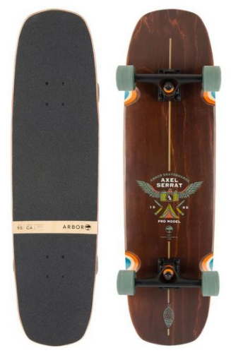 Arbor Hybrid Crosscut Axel Serrat Pro 34 cruiser