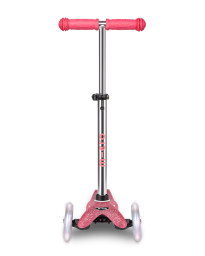 Micro Mini Deluxe Glitter LED самокат