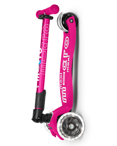 Micro Maxi Deluxe Foldable LED самокат