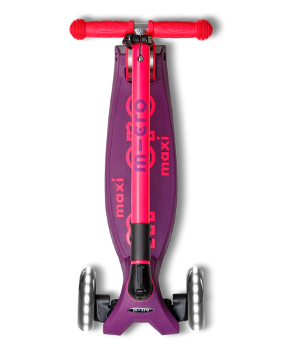 Micro Maxi Deluxe Foldable LED Neon scooter
