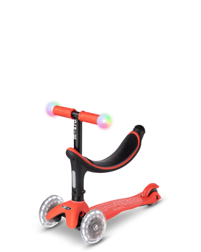 Micro Mini2Grow Deluxe Magic LED самокат