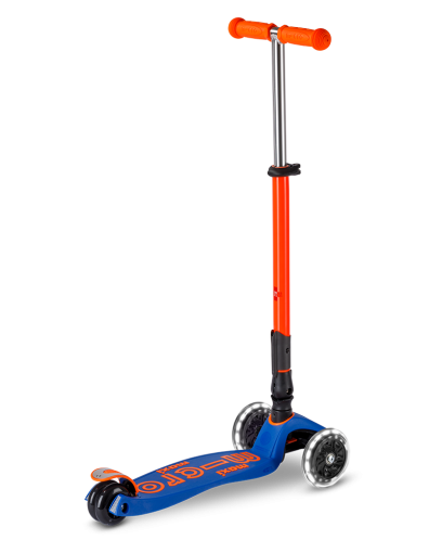 Micro Maxi Deluxe Foldable LED Neon skrejritenis