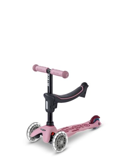 Micro Mini Deluxe Rock & Go LED scooter