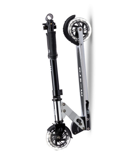 Micro Sprite LED Silverchrome scooter