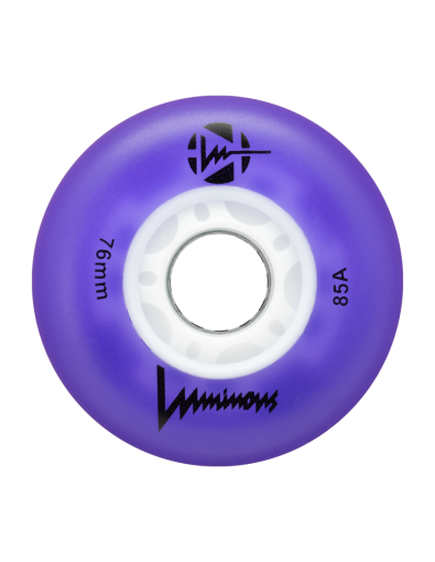 LUMINOUS LED riteņi 76mm 1 komplekts