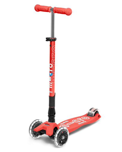 Micro Maxi Deluxe Foldable LED самокат