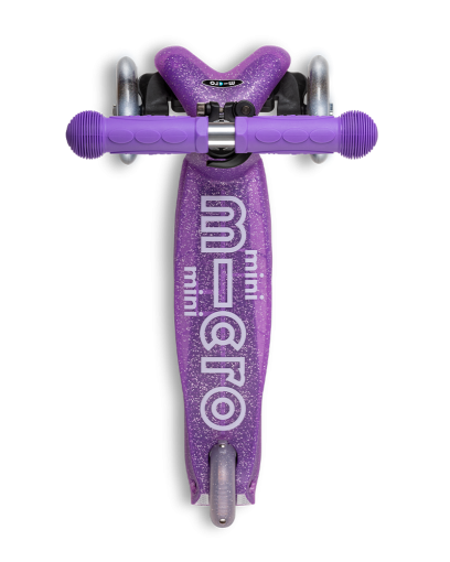 Micro Mini Deluxe Glitter LED самокат