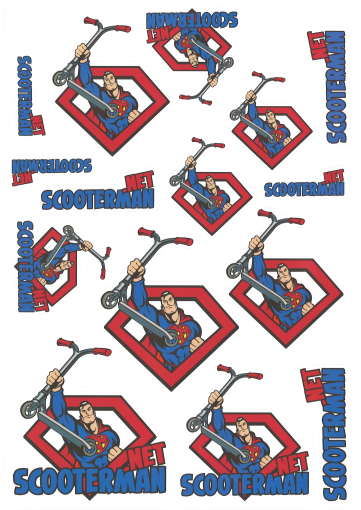 Лист с наклейками