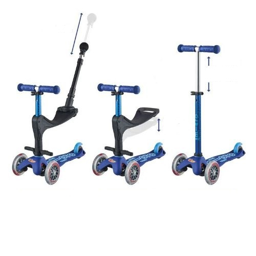 Micro Mini 3 in 1 Deluxe Plus skrejritenis