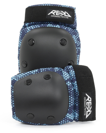 REKD Youth Heavy Duty Double Pad Set Black/Blue