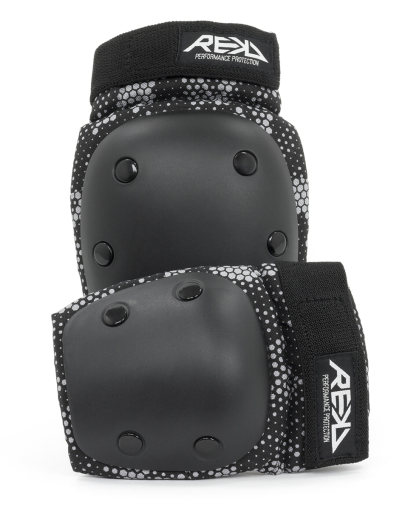REKD Youth Heavy Duty Double Pad Set Black/Grey