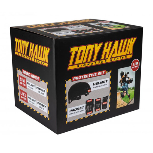 Tony Hawk ķiveres un aizsargu komplekts
