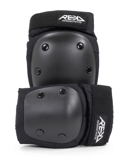 REKD Youth Heavy Duty Double Pad Set Black