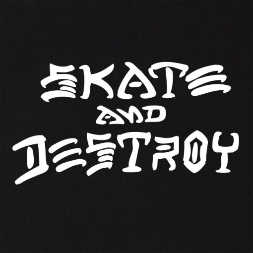 Thrasher толстовка с капюшоном Skate and Destroy