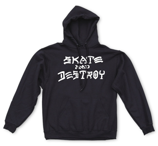 Thrasher толстовка с капюшоном Skate and Destroy