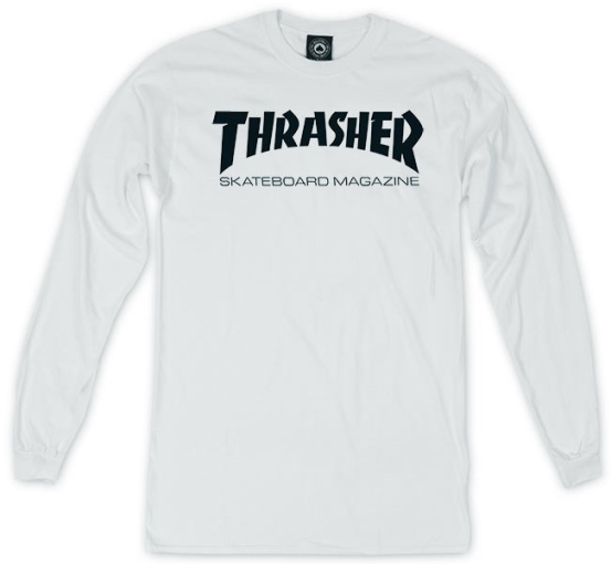 Thrasher битловка Skate Mag White