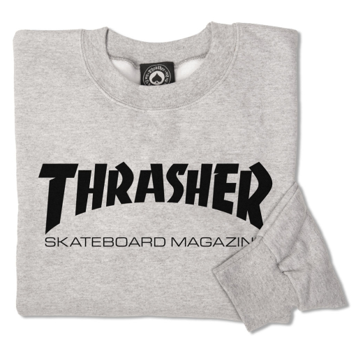 Thrasher джемпер Skate Mag Grey
