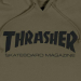 Thrasher Hoodie Skate Mag Army Green