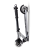 Micro Sprite LED Silverchrome scooter