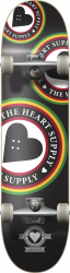 Heart Supply Orbit Logo Complete Skateboard 7.75 Melns