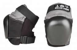 187 Killer Pro Derby Knee Pads L size Grey