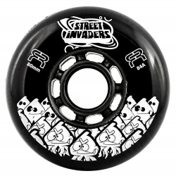 FR STREET INVADERS WHEELS 80mm Black
