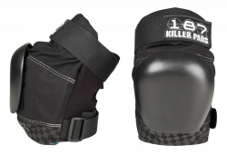 187 Killer Pro Derby Knee Pads XS size Black