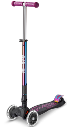 Micro Maxi Deluxe Foldable LED Neochrome scooter Purple