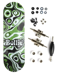 Bollie Fingerboard Psychedelic green